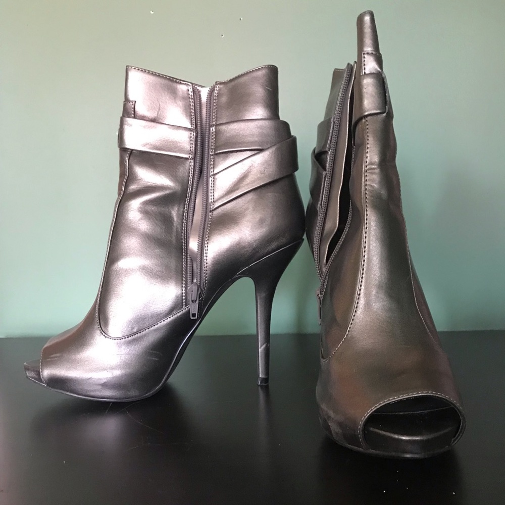 Open Toe Ankle Boots